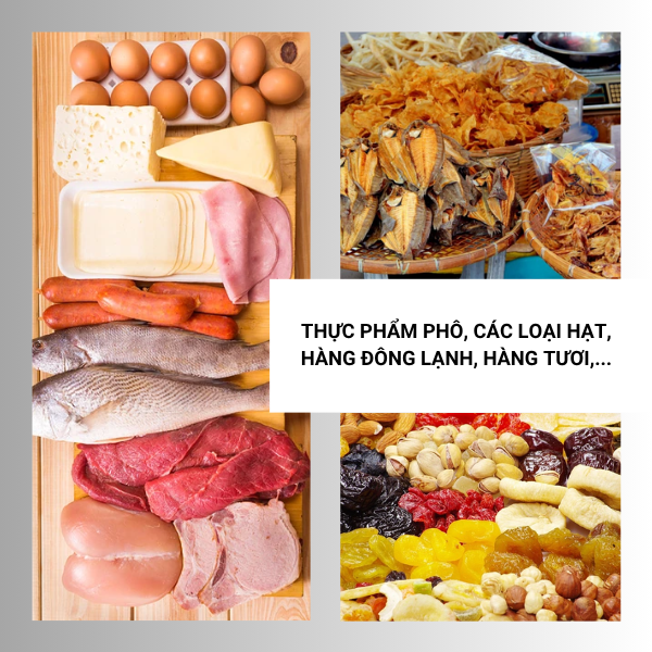 Thực phẩm khô & tươi sống - khô cá, khô tôm, mắm, đặc biệt nhận luôn thịt, trứng, sữa,...