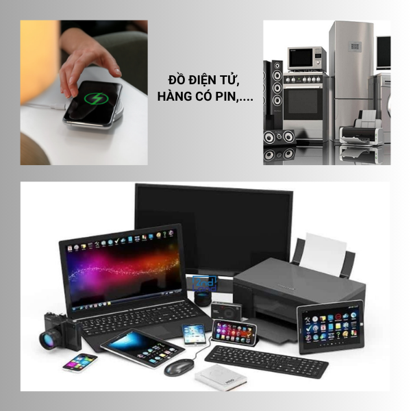 Đồ điện tử & hàng có pin - loa, laptop, máy tính bảng, điện thoại,...